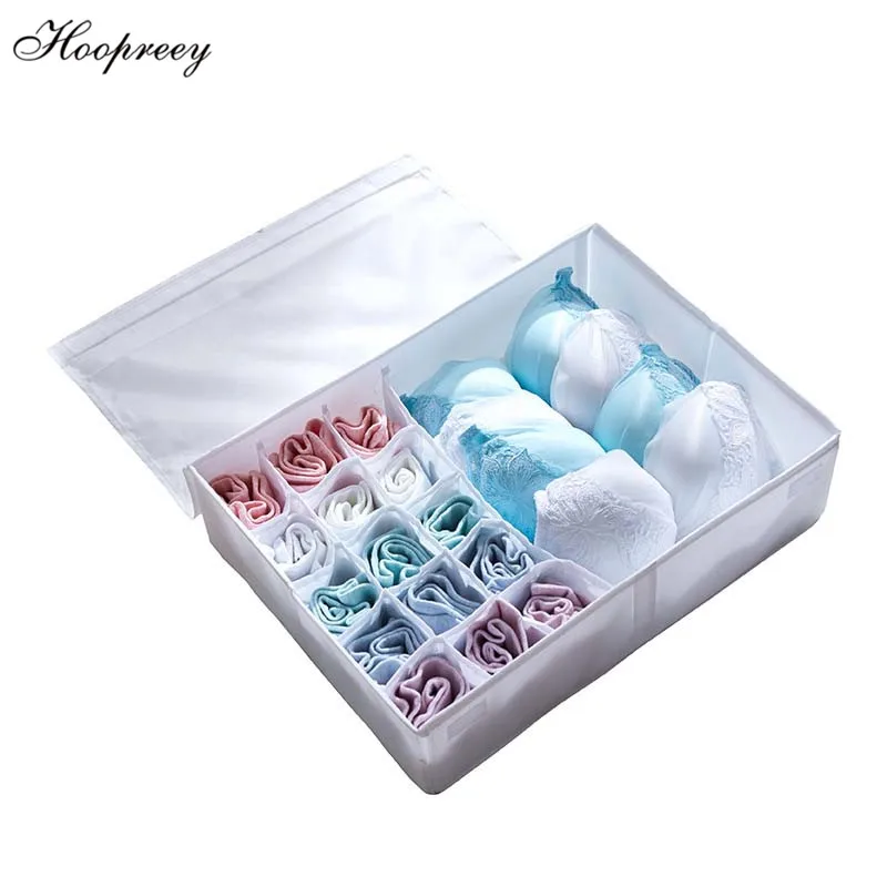 1Pc Oxford Home Drawer Organizers 16 Lattices Underwear Storage Box for Socks Clothing Sundries Bra Multi-functions Supplies 10E 1Pc Oxford Home Drawer Organizers 16 Lattices Underwear Storage Box for Socks Clothing Sundries Bra Multi-functions Supplies 10E