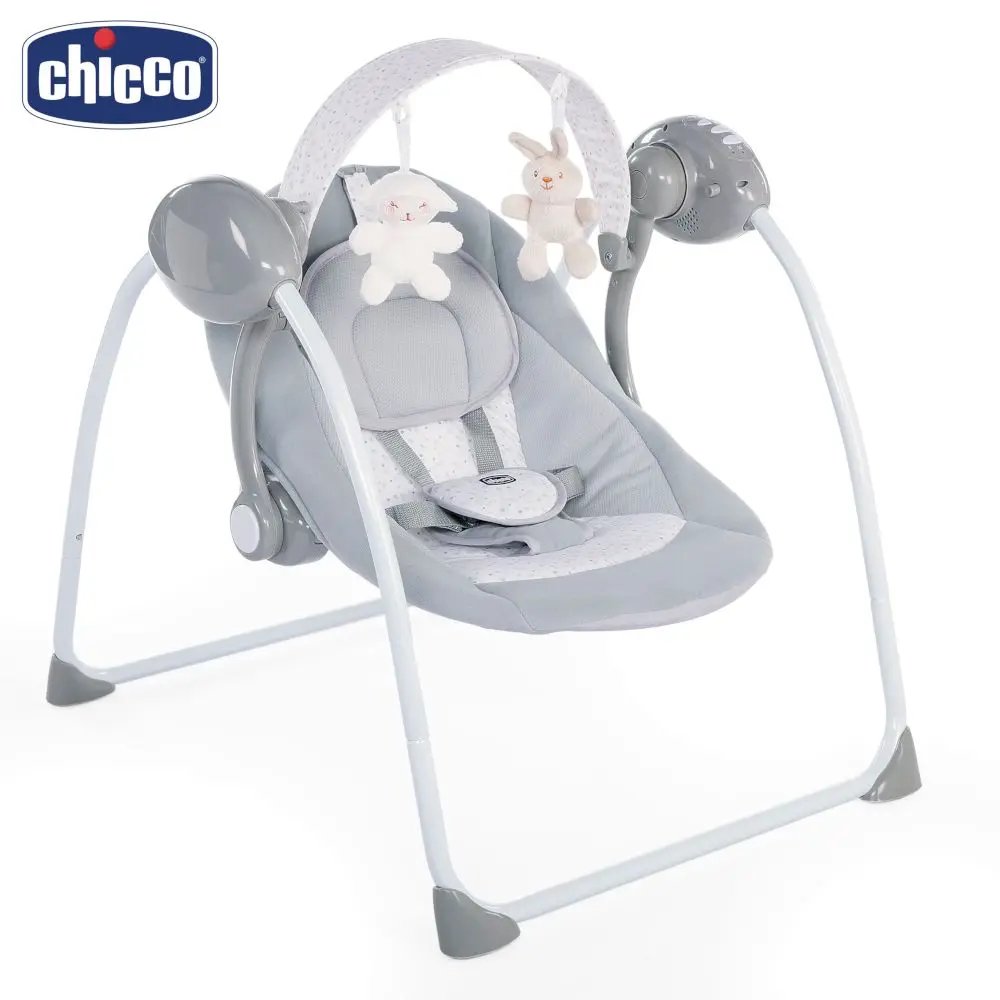 Качельки Chicco Swing Relax& Play Cool Grey - Цвет: Серый