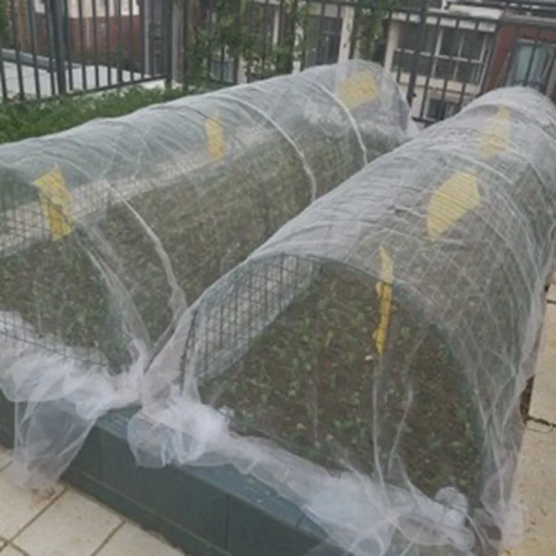 

60Mesh Nylon Protective Net Fruit Vegetables Insect Net Plant Covers Net Greenhouse Pest Control Anti-bird Garden Net