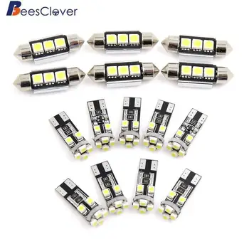 

Adeeing 15pcs White Car Dome Map Reading LED Interior Light for Audi Q5 (8R) 2009-2012 CanbusGeneral use as License light r30