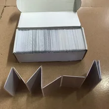 CR80 стандартный размер EPC gen2 пассивные карты дальнего действия пустой белый ПВХ RFID карты UHF RFID бирка с чипом Alien higgs3