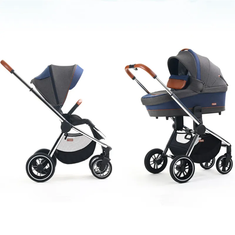 Бесплатная доставка детская коляска 3 в 1 легкий бренд Kinderwagen портативная Poussette