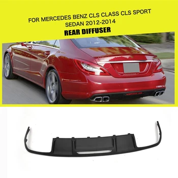 

PP Car Rear Bumper Diffuser Lip Spoiler For Mercedes Benz CLS Class CLS Sport Sedan 2012-2014