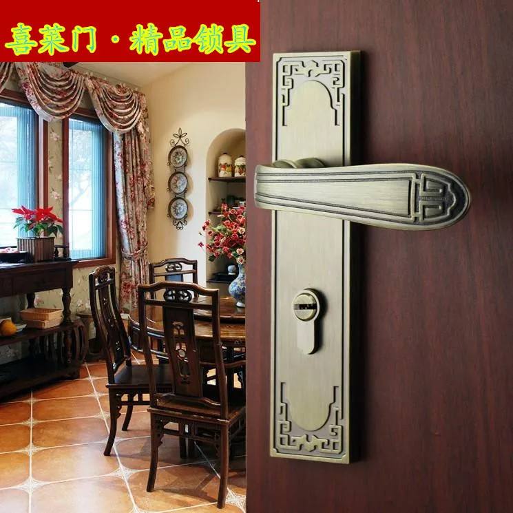 

2018 Sale Electronic Door Lock Fechadura Digital Fechadura Free Shipping Factory Sales Of Retro European Zinc Alloy Door Locks