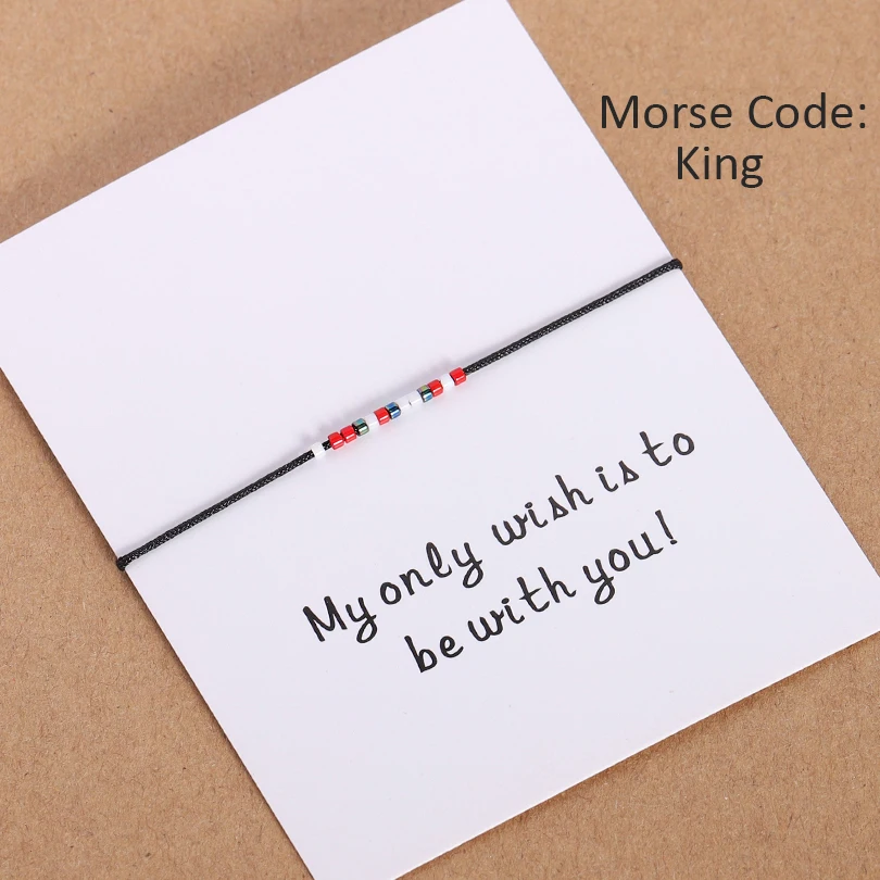 G. YCX Pulseras Miyuki Морзе кодовый браслет сообщение «любовь» поздравление карты соответствия браслеты для пар подарок для сестры подруги