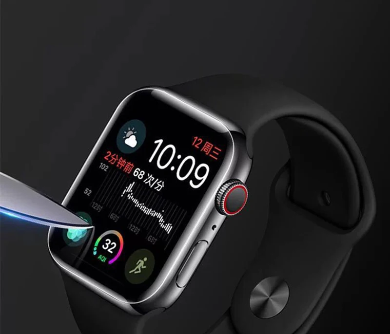 Suntaiho 9D полное покрытие полная гелевая стеклянная пленка для Apple Watch 4 40 44 мм Защита экрана для iWatch серии 4 3 2 Защитная пленка 38