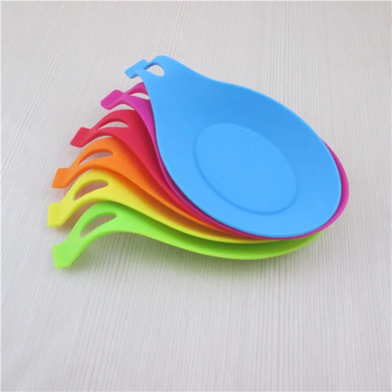 

Multipurpose Silicone Spoon Rest Pad Food Grade Silica Gel Spoon Put Mat Device Placemat Table Mat For Dining Table Silicone Mat