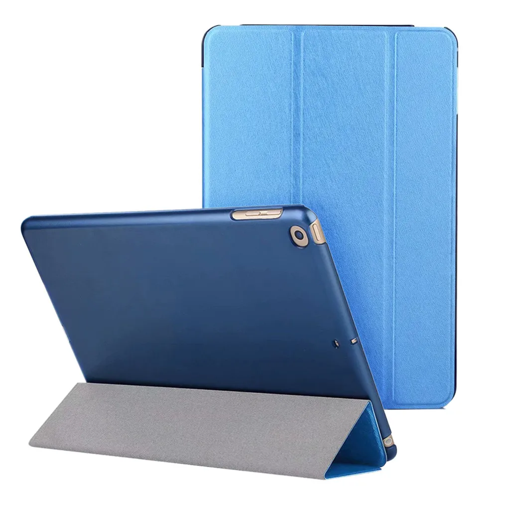 

Fashion Solid Protective Case For iPad 6th Generation 2018 9.7 Slim Magnetic Leather Smart Cover Case ForApple#ZS