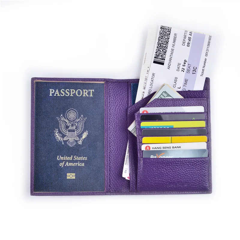 rfid blocking passport wallet leather passport cover8