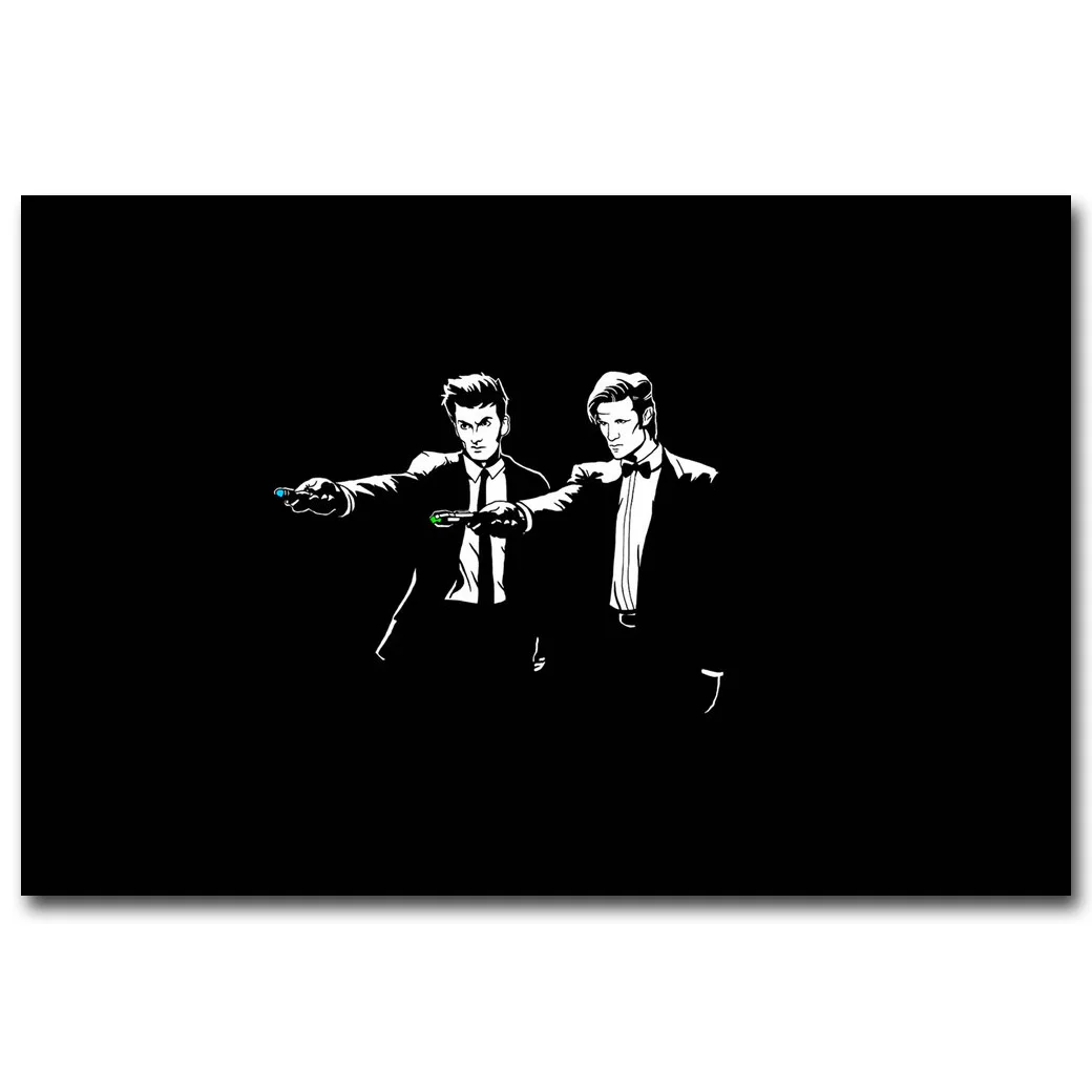 

DOCTOR WHO Art Silk Fabric Poster Print TV Series Picture for Living Room Wall Decoration 13x20 24x36inch 018