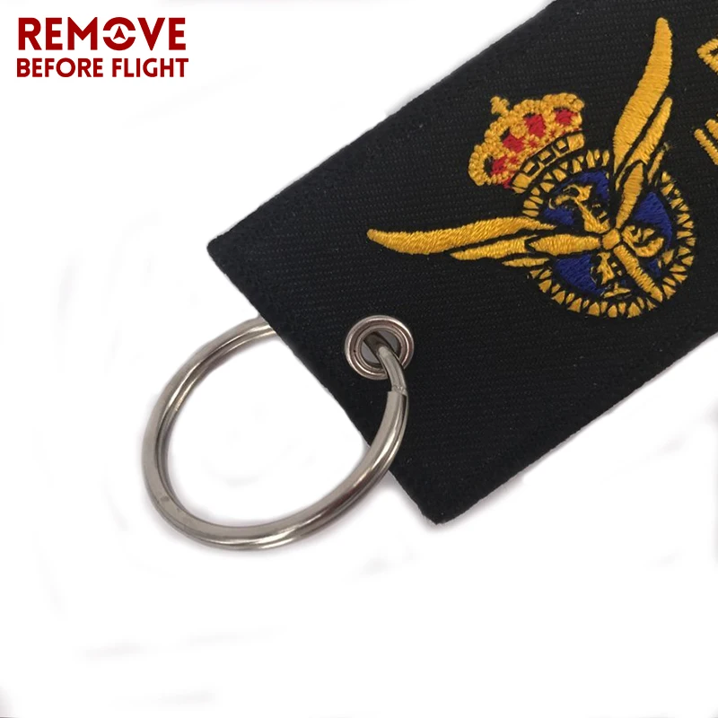 Pilot Key Chain for Motorcycles and Cars OEM Key Chains Embroidery Key Fobs Fashion Jewelry Aviation Gifts Fashionable Keychain (2)
