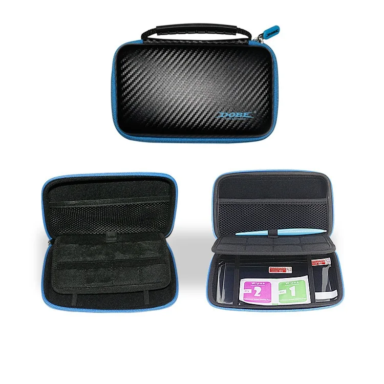 

3 In 1 Game Accessories Set For Nintend New 2DS XL/LL Hard EVA Carrying Protective Case Pouch Bag+Kit Screen Protector+Stylus