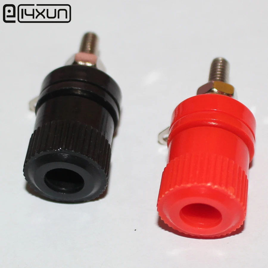 Banana de 4 mm de Terminal Rojo Post Panel Mount Socket