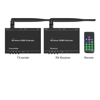 

PUZHIJIE 2019 New 2X2 Wireless HDMI Matrix Extender 50M supports 1080P H.264 HDMI transmitter receiver for HD TV