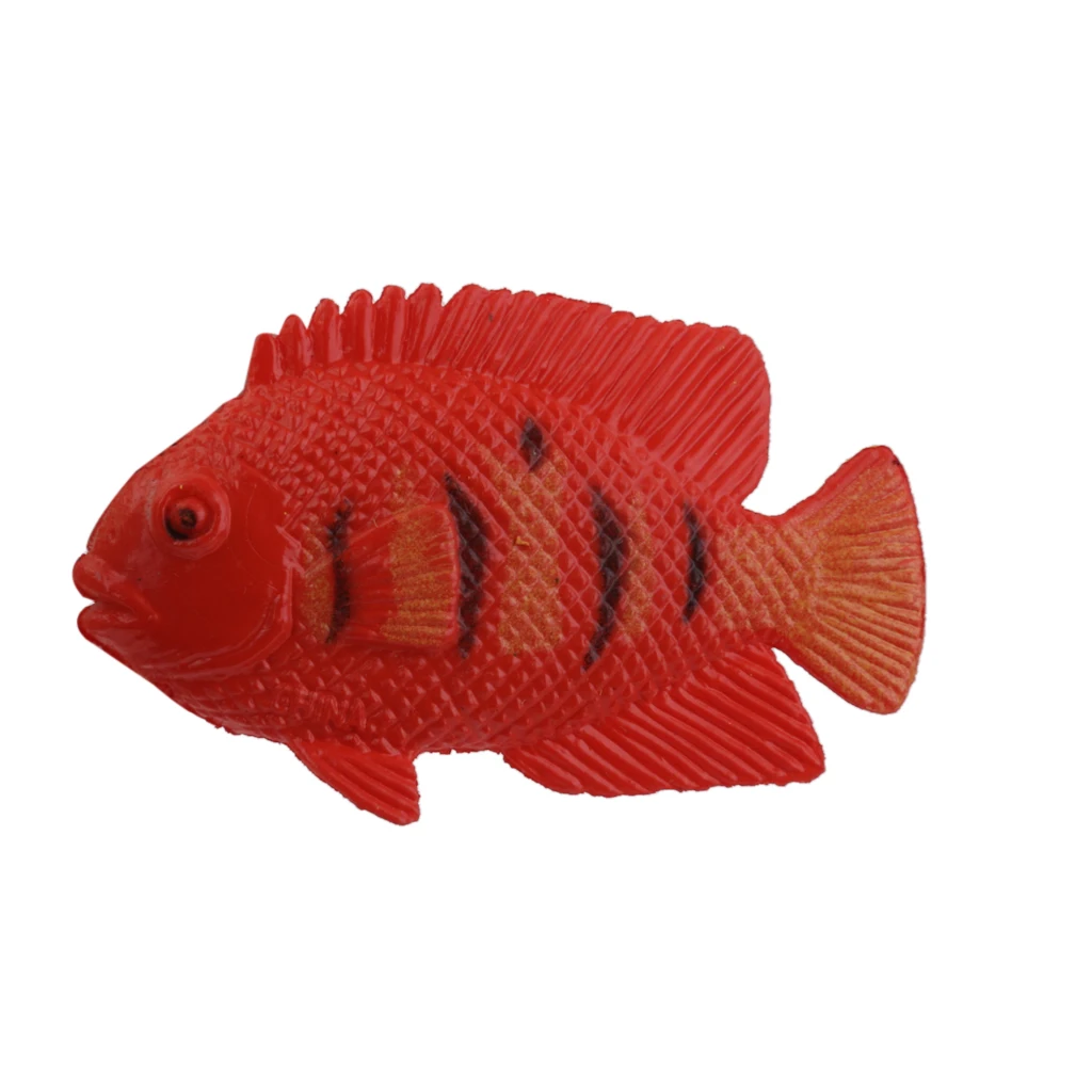 12x Plastic Tropical Angel Fish Sea Animal Kids Party Toys Aquarium Ornament