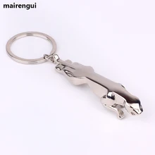 Сплав 3D леопард брелок декорация для мужчин и женщин сумка Подвеска автомобильный брелок для Jaguar Mercedes Toyota peugeot Брелок Аксессуары