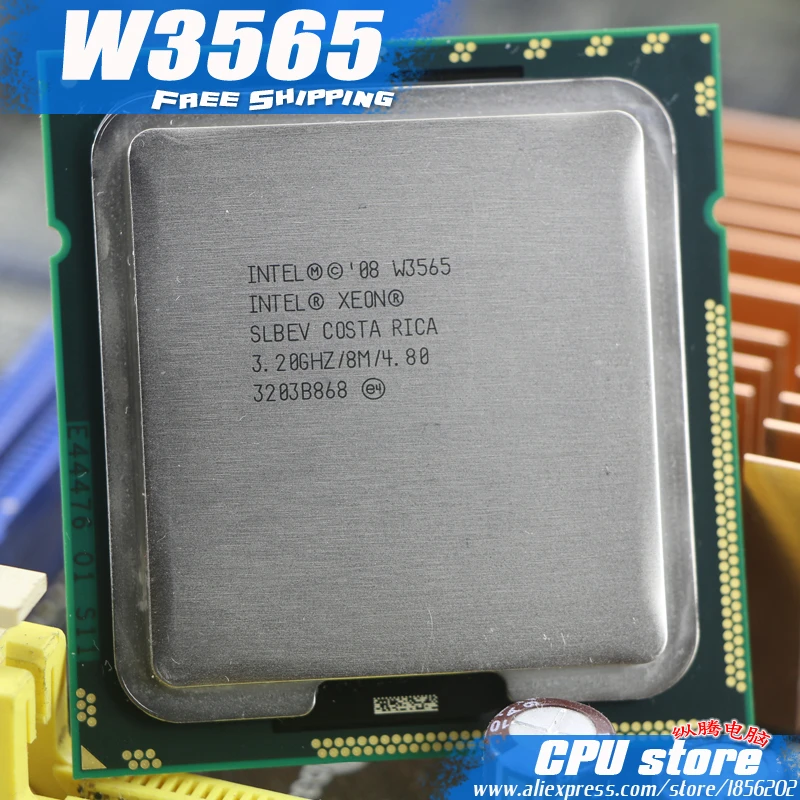 Intel Xeon W3565 Cpu Processor /3.2ghz /lga1366/8mb L3 Cache/quad-core/  Server Cpu Free Shipping,there Are, Sell W3570 Cpu - Cpus - AliExpress