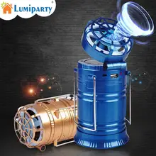 Adeeing Многофункциональный светодиодный вентилятор на солнечных батареях, походный светильник, складной светодиодный перезаряжаемый светильник для палатки, подвесной светильник ing с вентилятором