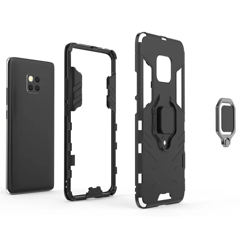 For HUAWEI Mate 20 Pro Case Car Holder Magnetic Suction Ring Bracket Rugged Armor Phone Cover For HUAWEI Mate 20X  20 Lite Capa (12)