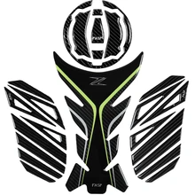 5D Настоящее углеродное волокно полимерный гель Мотоцикл Танк Pad стикеры кепки наклейка эмблема для Kawasaki Z900 NINJA 650 400