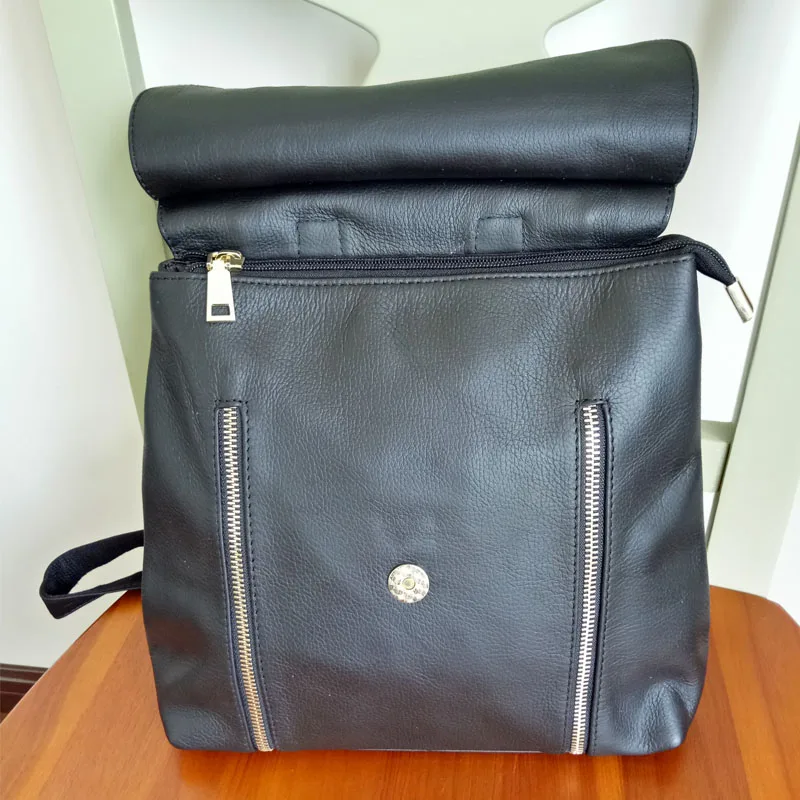 Рюкзак YESIKIMI Женский из натуральной кожи на молнии|genuine leather backpack women|genuine backpackleather