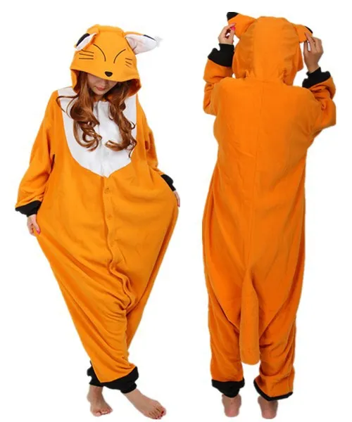 Buy New Animal Fox jumpsuit Cosplay Pajamas onesie