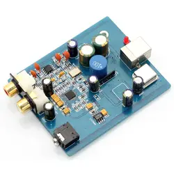 Clcu HIFI ES9018K2M SA9023 USB декодер DAC доска внешняя звуковая карта Поддержка 24Bit 92 к для аудио усилители домашние модуль