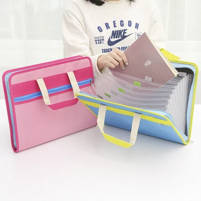 Aliexpress Moetron Fashion A4 Doent Bag For Doents Moetron Fashion A4 Doent Bag For Doents Portable Expanding File Folder Multi Layer Canvas Organizer