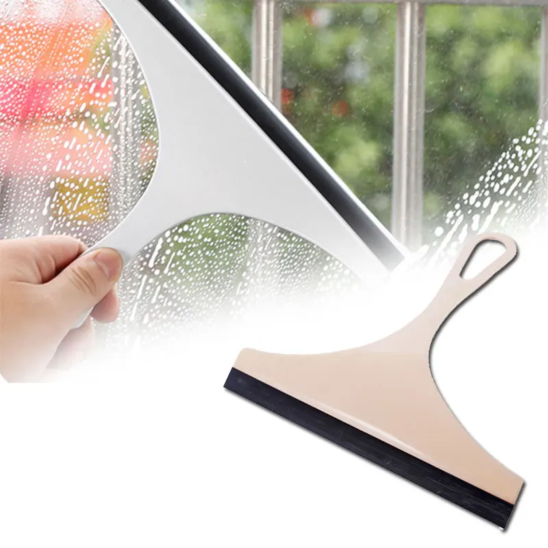 

Practical Soft Glass Scraper Wiper Window Brush Cleaner Car Window Washing Kitchen Bathroom Home Multipurpose Cleaner