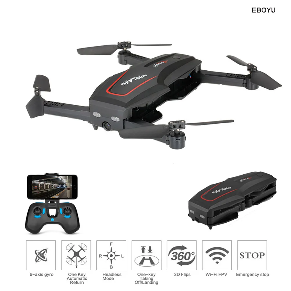 Wltoys Q626 2,4 ГГц 4-канальный складной Wi-Fi FPV Дрон с 720P HD камерой селфи Дрон удержание высоты RC Квадрокоптер Дрон RTF