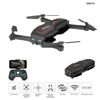 

Wltoys Q626 2.4Ghz 4CH Foldable Wi-Fi FPV Drone w/ 720P HD Camera Selfie Drone Altitude Hold RC Quadcopter Drone RTF