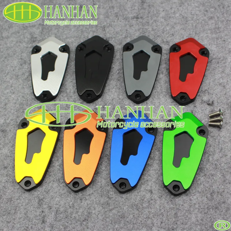

Motorcycle CNC Front Brake Fluid Tank Cap Cover For Kawasaki Z750R 10-14 Z1000 10-15 Z1000SX 11-15 GTR1400 ZG1400