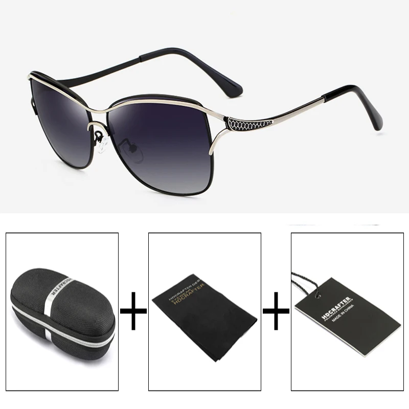 Женские солнцезащитные очки, поляризационные, алюминий,, UV400, высокое качество, для девушек, роскошные, брендовые, дизайнерские, солнцезащитные очки для женщин, Oculos - Цвет линз: c1