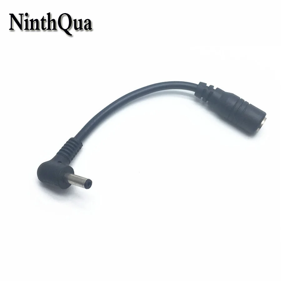 

1pcs 3.5x1.35mm Female jack To Right Angle Male Plug Wire DC Power Cable Connector Adapter