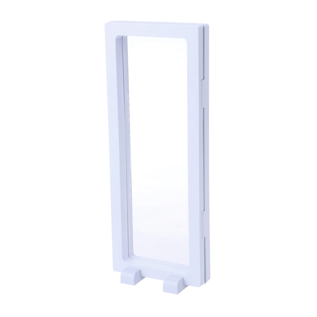 

PIXNOR 23x9cm 3D Floating Frame Shadow Box Display Case Coin Box Jewelry Display Show Case with Rectangle Base Jewellery Holder