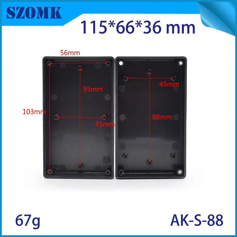 plastic enclosure for electronics control box szomk diy enclosure junction box plastic housing small abs instrument enclosure (1)
