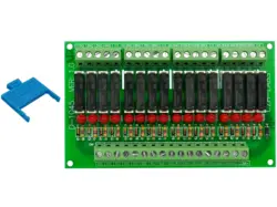 Тонкий Панель крепление DC5V источника/PNP 16 SPST-NO 5A Мощность Модуль реле, PA1a-5V