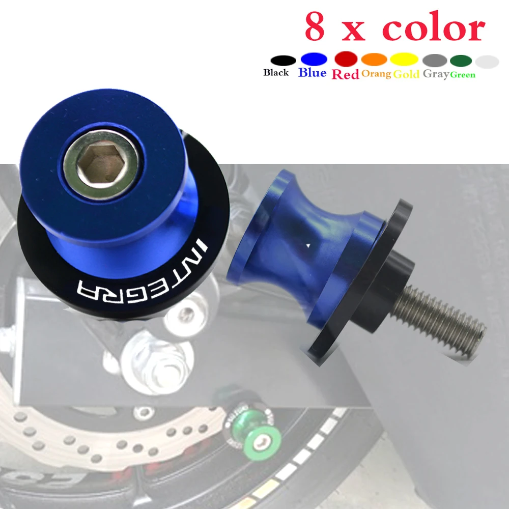 CNC Motorcycle Frame Stands Screws sliders Swingarm Spools Slider For