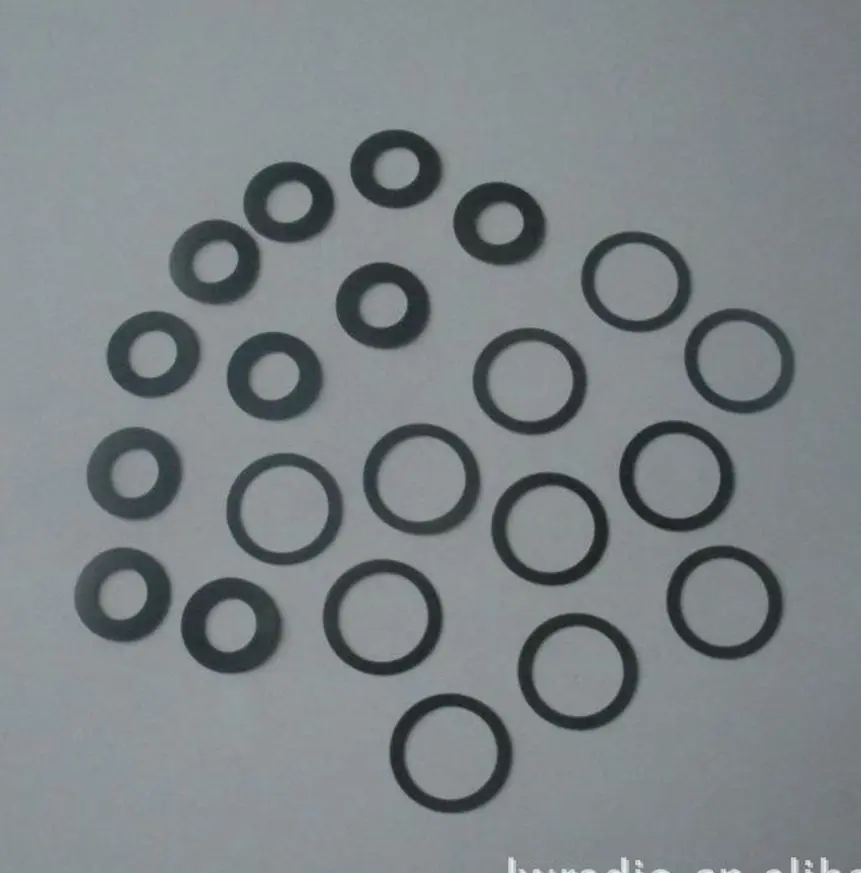 2.5mm(ID)x5mm(OD)x1mm(Thickness) High Precision Customized Black Color