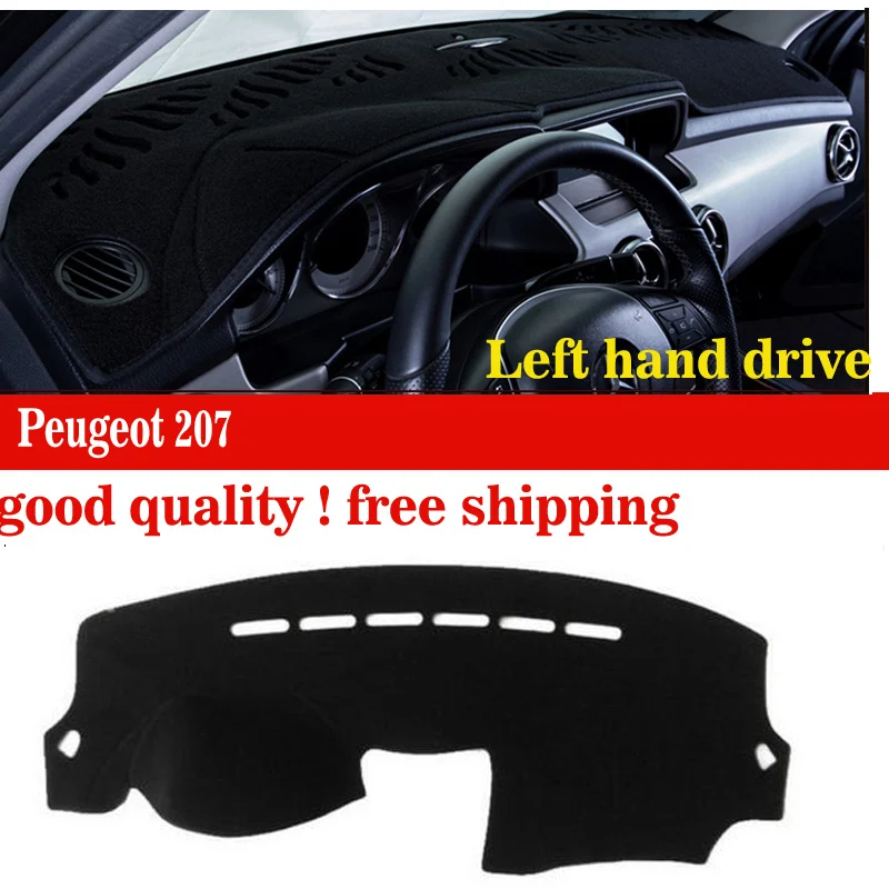 Car Dashboard Covers Mat For Peugeot 207 All The Years Left Hand Drive