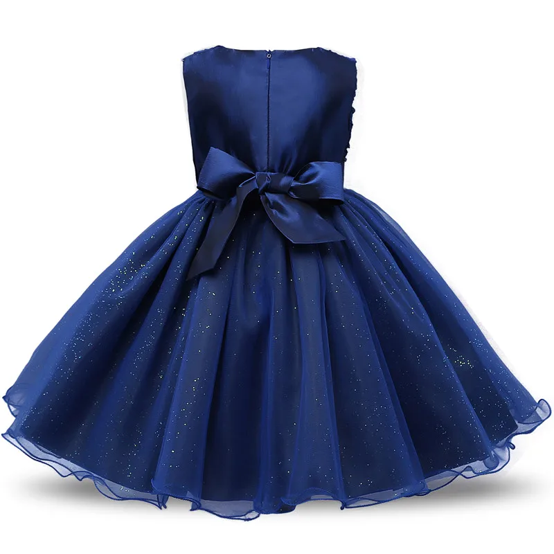 Платья с цветочной вышивкой для девочек; От 2 до 12 лет платье принцессы с аппликацией; одежда для торжественных мероприятий; детское свадебное кружевное платье
