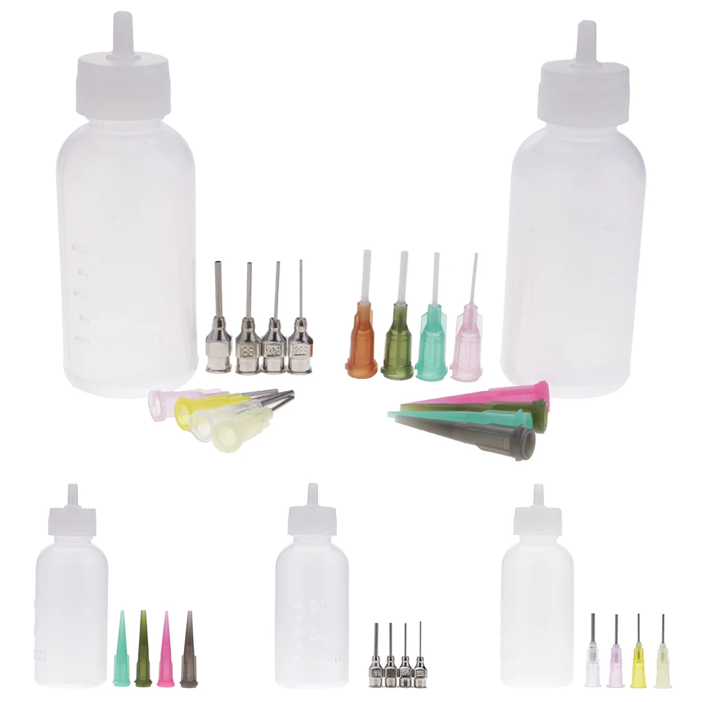 

Tattoo Kit Body Art Empty Bottle Nozzles Drawing Tool For Henna Plastic