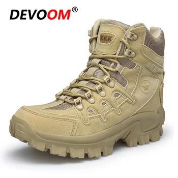 

Winter Outdoor Man Hiking Shoes Soldier Army Boots Trekking Hiking Shoes Men Military Boots Desert Zapatos trekking hombre New
