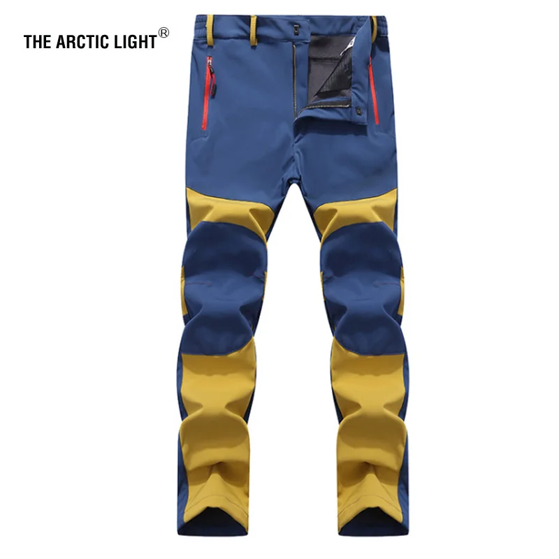 Caza escalada Camping senderismo Trekking pantalones Softshell otoño invierno a prueba de viento impermeable calor protección contra la radiación hombres Caza escalada Camping senderismo Trekking pantalones Softshell otoño invierno a prueba de viento impermeable calor protección contra la radiación hombres