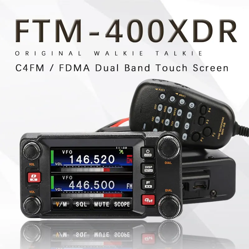 Подходит для Yaesu FTM-400XDR последняя C4FM / FDMA двухдиапазонный сенсорный Экран Цифровой