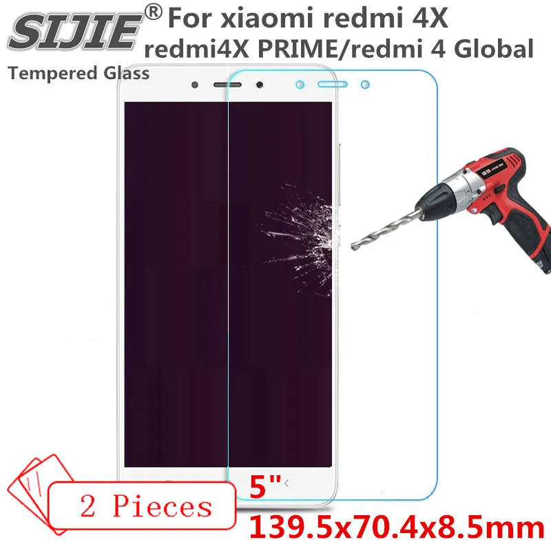 2 шт. закаленное Стекло для Xiaomi Redmi 4x крышка PRIME 4 Глобальный Версия международного