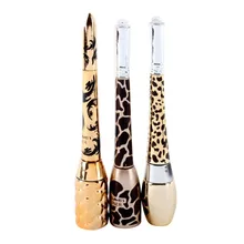 Леопардовая Водонепроницаемая жидкая ручка двойного назначения карандаш для макияжа Подводка для глаз Косметика