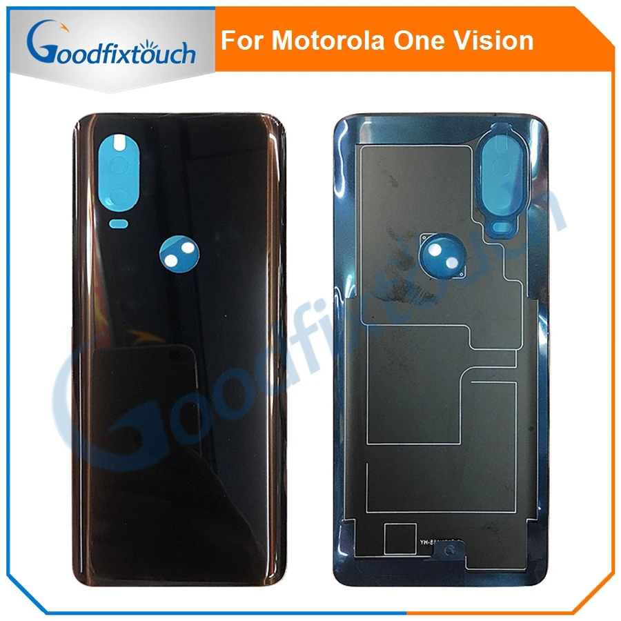 Для Motorola One Vision XT1970-1 MOTO XT 1970 ANDROID ONE Крышка батарейного отсека задняя крышка задняя дверь Чехол запасные части