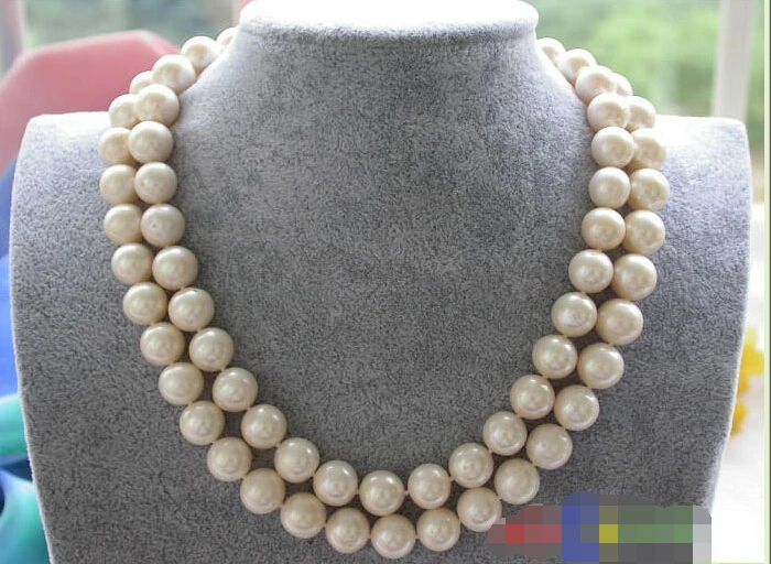 

Free shipping >>>>>P3113 AA++ 33" 12mm white round freshwater cultured pearl necklace