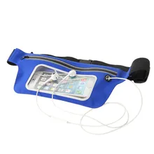 5,5 дюймовый водонепроницаемый бегущий спортивный поясной мешок мобильный телефон Чехол кошелек ремень молния сумка для iPhone 6 Plus/6s Plus/7 Plus